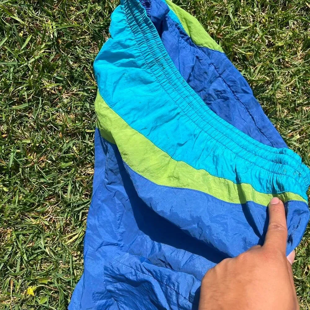 90s nike swim trunks mens size xxl blue